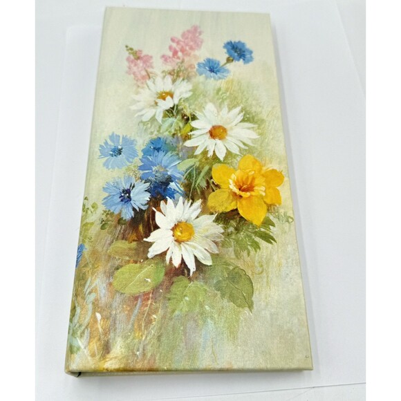 Vintage Hallmark Floral Design Photo Album New NOS 1980's Photo size 3.5x3.5 - Picture 2 of 7